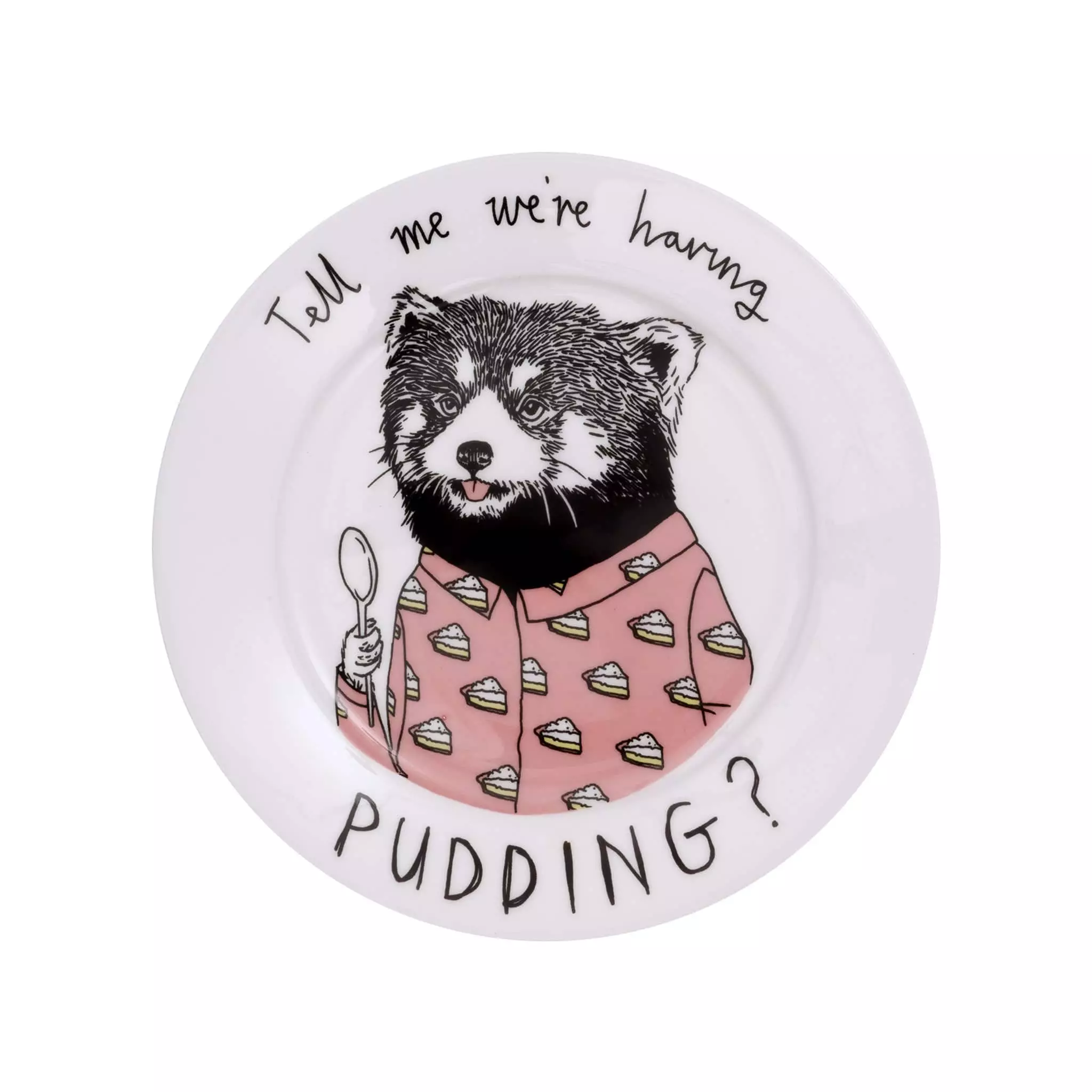 Jimbob Art Tell Me We're Having Pudding Side Plate 20cm Tableware 3 Jimbob Art Tell Me We're Having Pudding Side Plate 20cm Tableware