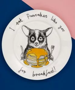 Jimbob Art I Eat Pancakes Like You For Breakfast! Side Plate 20cm Tableware