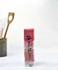 Kanesu Seimen Ingredients Pink Soba Noodles With Plum Extract 200g
