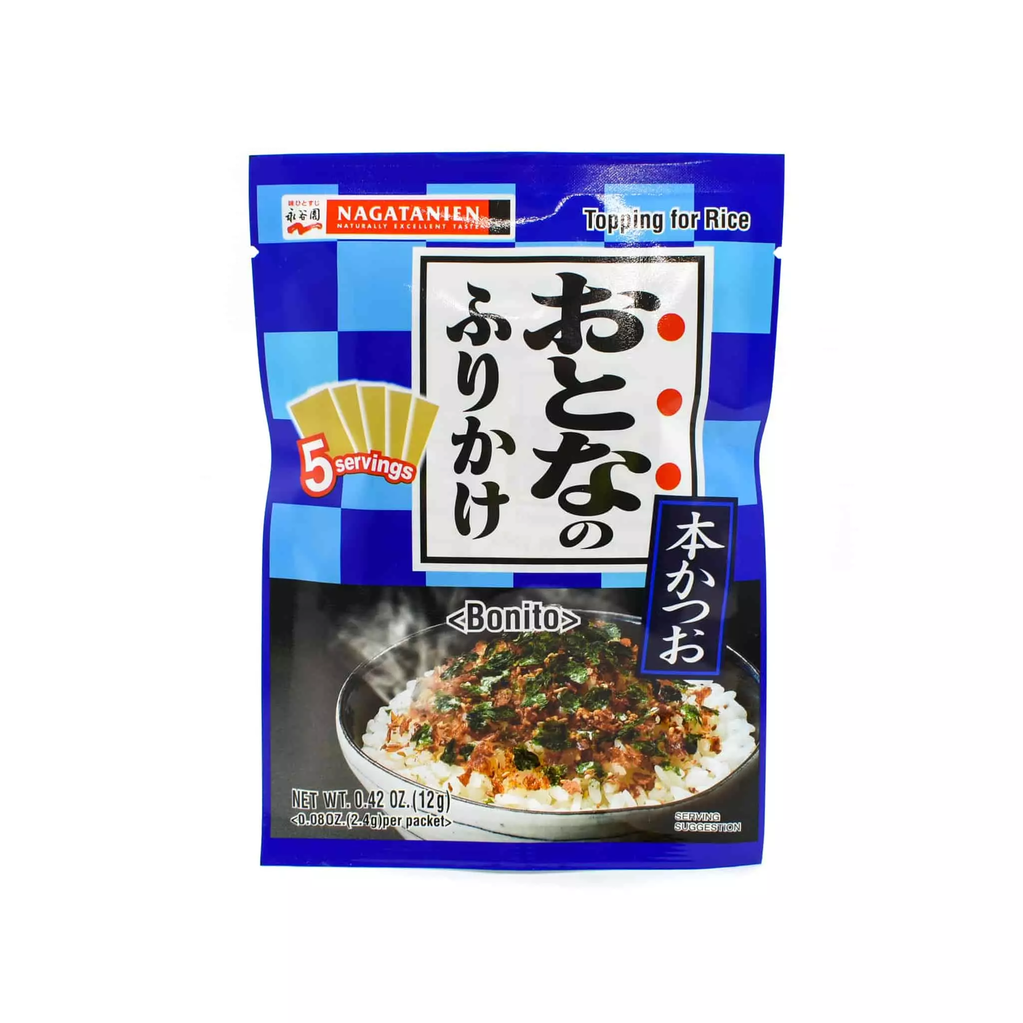 NAGATANIEN Otonano Bonito Furikake Rice Seasoning, 5 Sachets 3 NAGATANIEN Otonano Bonito Furikake Rice Seasoning, 5 Sachets