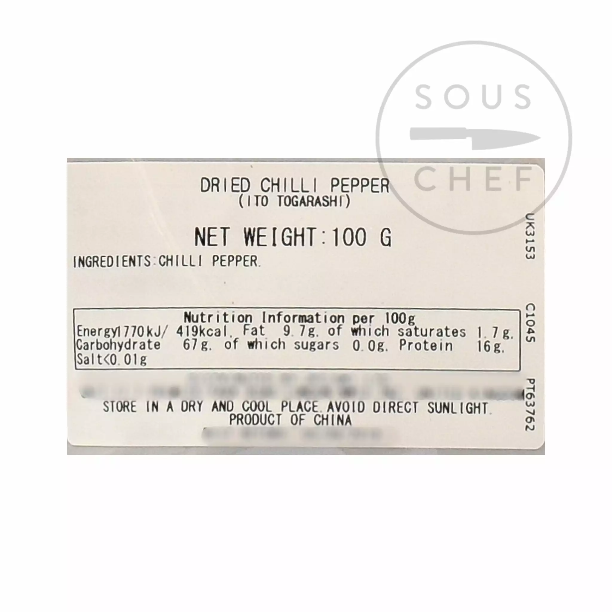 S&B Dried Chillies Ito Togarashi - Sil Gochu 100g 5 S&B Dried Chillies Ito Togarashi - Sil Gochu 100g