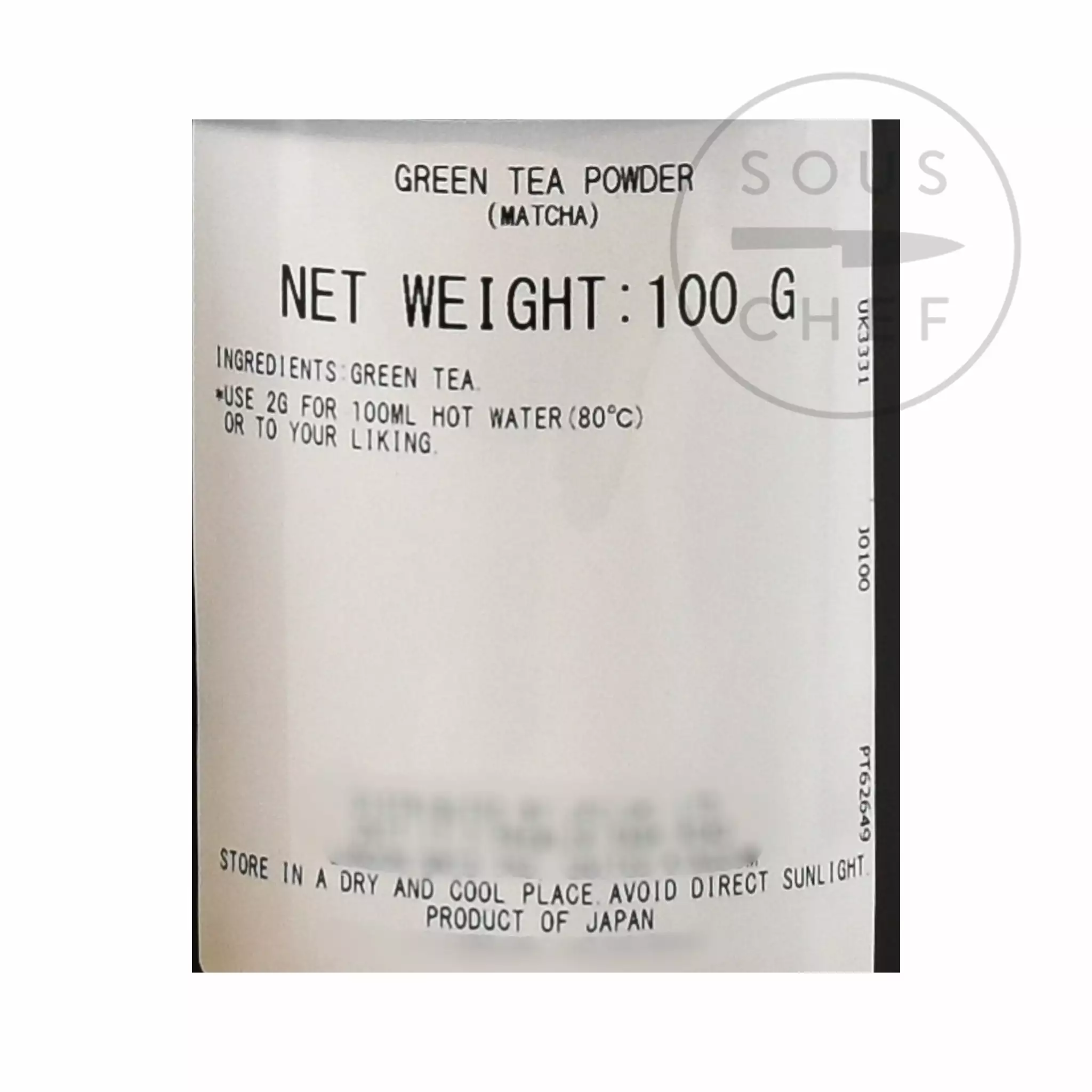Japanese Ingredients Premium Matcha Green Tea Powder 100g Ingredients 4 Japanese Ingredients Premium Matcha Green Tea Powder 100g Ingredients