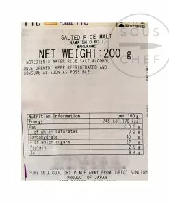 Marukome Nama Shio Koji 200g 7 Marukome Nama Shio Koji 200g