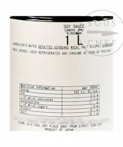 Kikkoman Shoyu Dark Soy Sauce 1l Ingredients