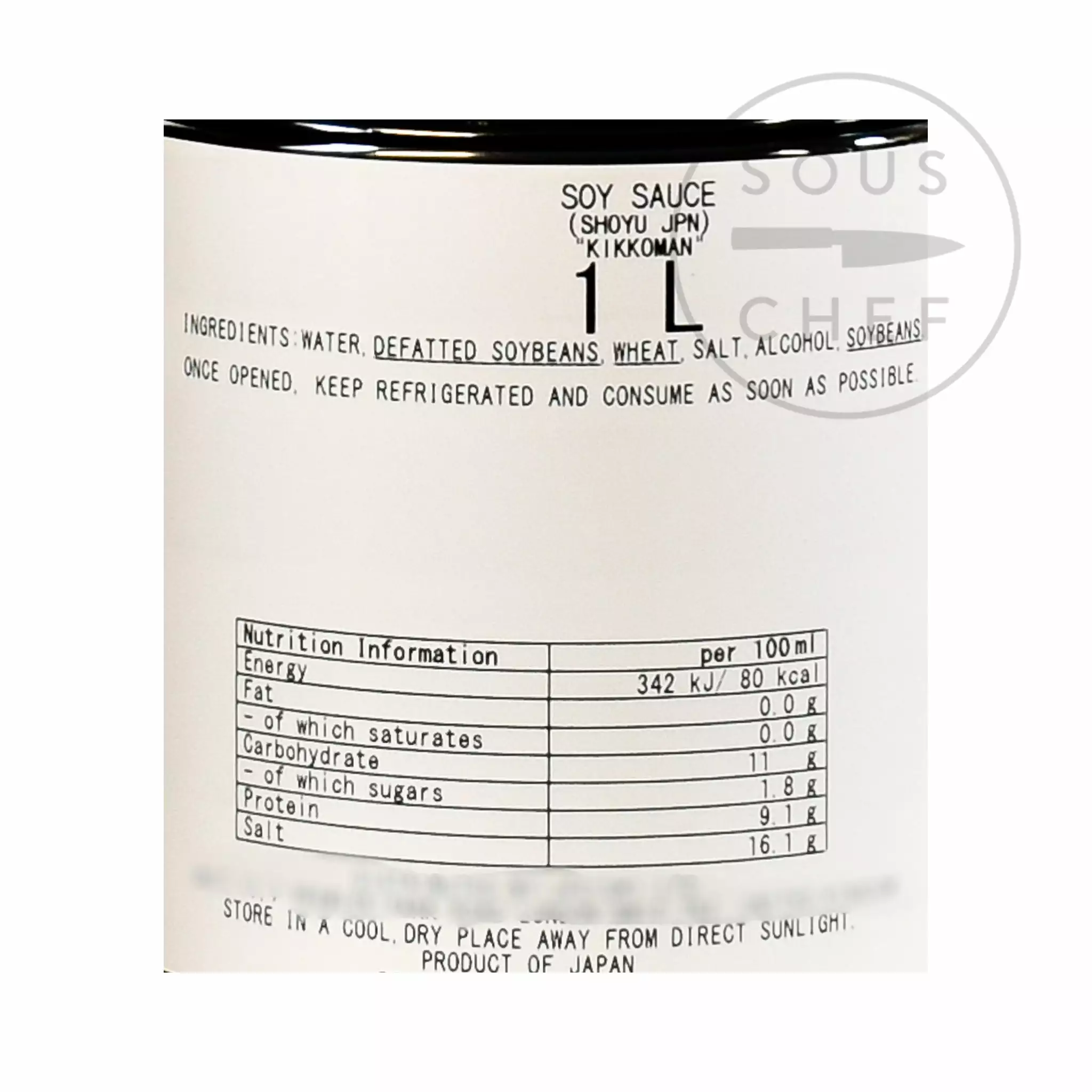 Kikkoman Shoyu Dark Soy Sauce 1l Ingredients 4 Kikkoman Shoyu Dark Soy Sauce 1l Ingredients