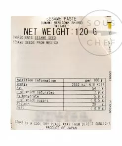 Mitake Umami Nerigoma Shiro - White Sesame Paste 120g Ingredients