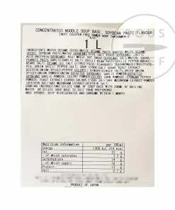 Aioi Tantan Ramen Soup Base 1 Litre