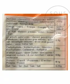 Ohmai Tempura Batter Mix 700g Ingredients