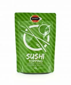 J-Basket Sushi Topping Green & White - Spring Onion 150g Ingredients