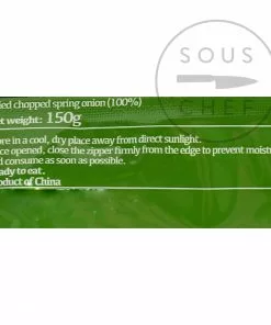 J-Basket Sushi Topping Green & White - Spring Onion 150g Ingredients
