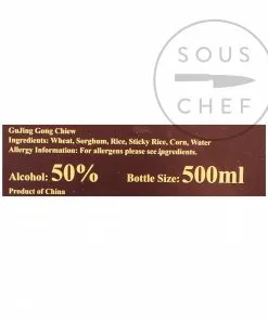 Gujinggong Chiew Ancient 5 Baijiu 50% 500ml Ingredients 7 Gujinggong Chiew Ancient 5 Baijiu 50% 500ml Ingredients
