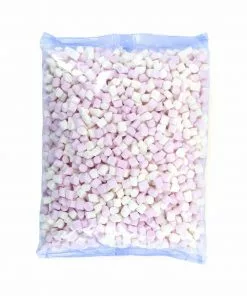 Keylink Mini Marshmallows, Pink And White 1kg Ingredients