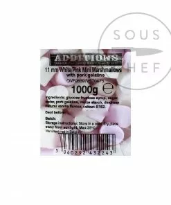 Keylink Mini Marshmallows, Pink And White 1kg Ingredients