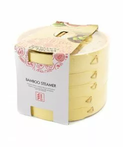 Kitchencraft Cookware Bamboo Steamer 8"