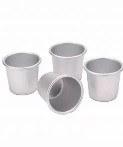 Kitchencraft Cookware Set Of 4 Anodised Dariol Moulds 6.5cm