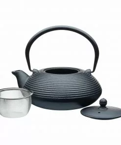 La Cafetiere Black Cast Iron Teapot 900ml