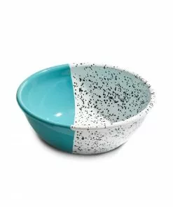 Kapka Colour Pop Enamel Salad Bowl Turquoise Enamel - Kapka