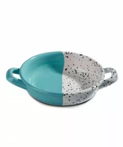 Kapka Cookware Colour Pop Enamel Frying Pan And Serving Dish Turquoise 16cm