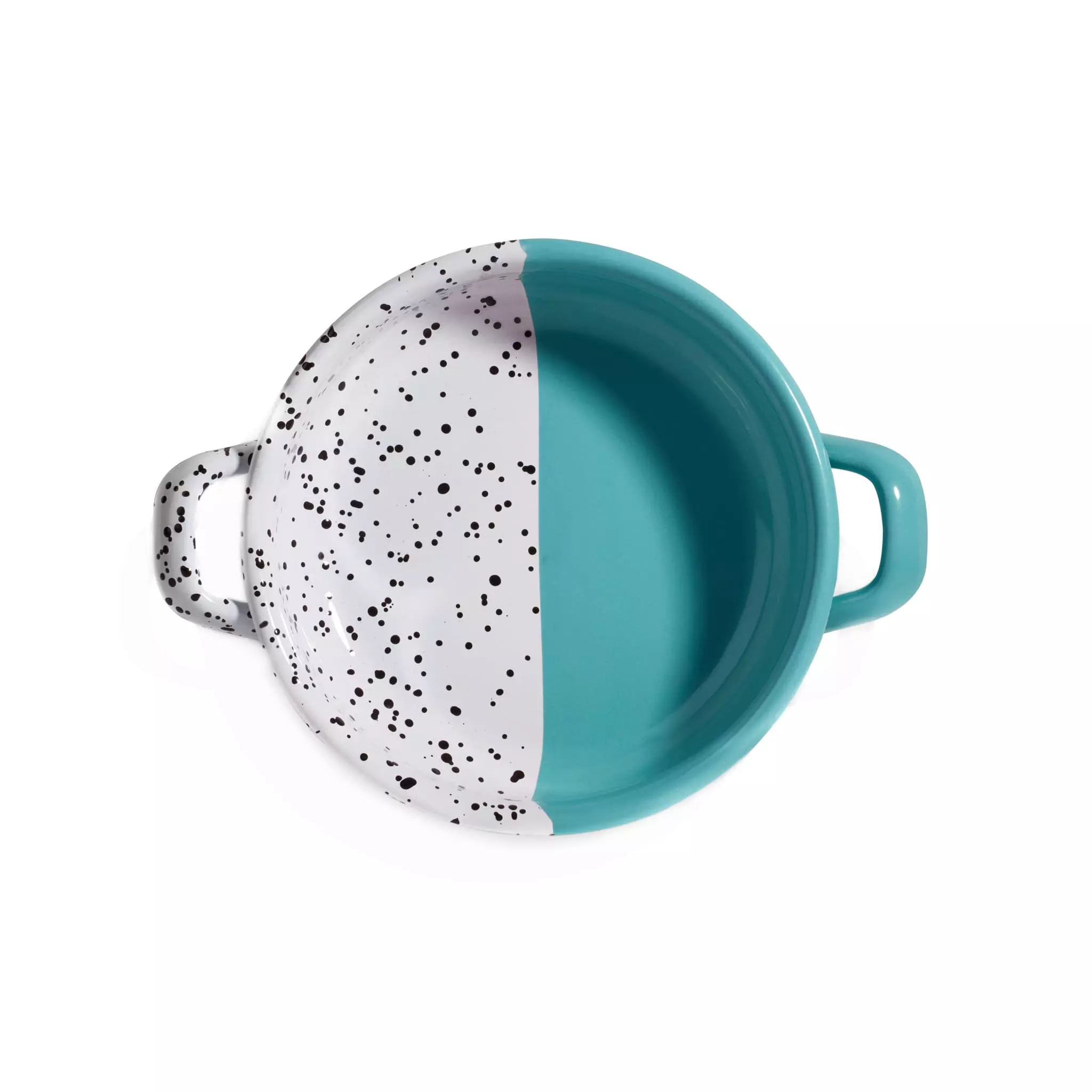 Kapka Cookware Colour Pop Enamel Frying Pan And Serving Dish Turquoise 16cm 4 Kapka Cookware Colour Pop Enamel Frying Pan And Serving Dish Turquoise 16cm