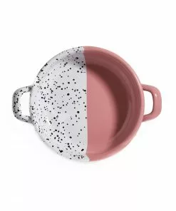 Kapka Colour Pop Enamel Frying Pan And Serving Dish Pink 16cm Cookware