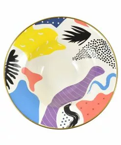 Kapka Abstract Enamel Display Dish 30cm 7 Kapka Abstract Enamel Display Dish 30cm