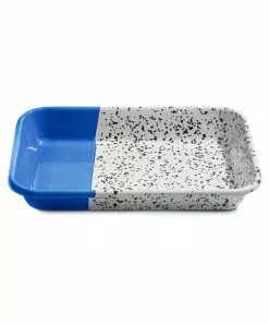 Kapka Colour Pop Enamel Roasting And Serving Dish Cobalt Blue Cookware