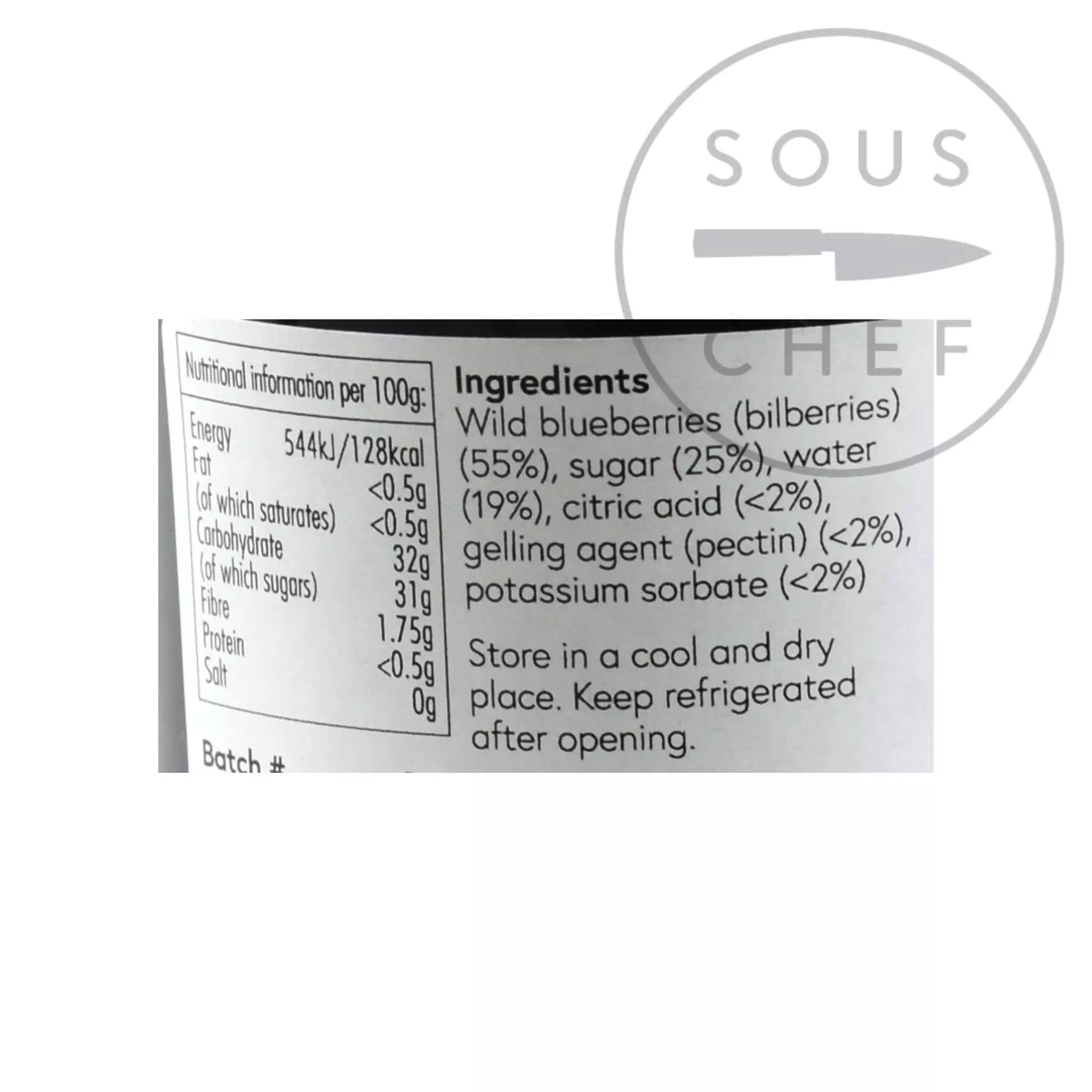 ScandiKitchen Wild Blueberry Jam 200g Ingredients 4 ScandiKitchen Wild Blueberry Jam 200g Ingredients