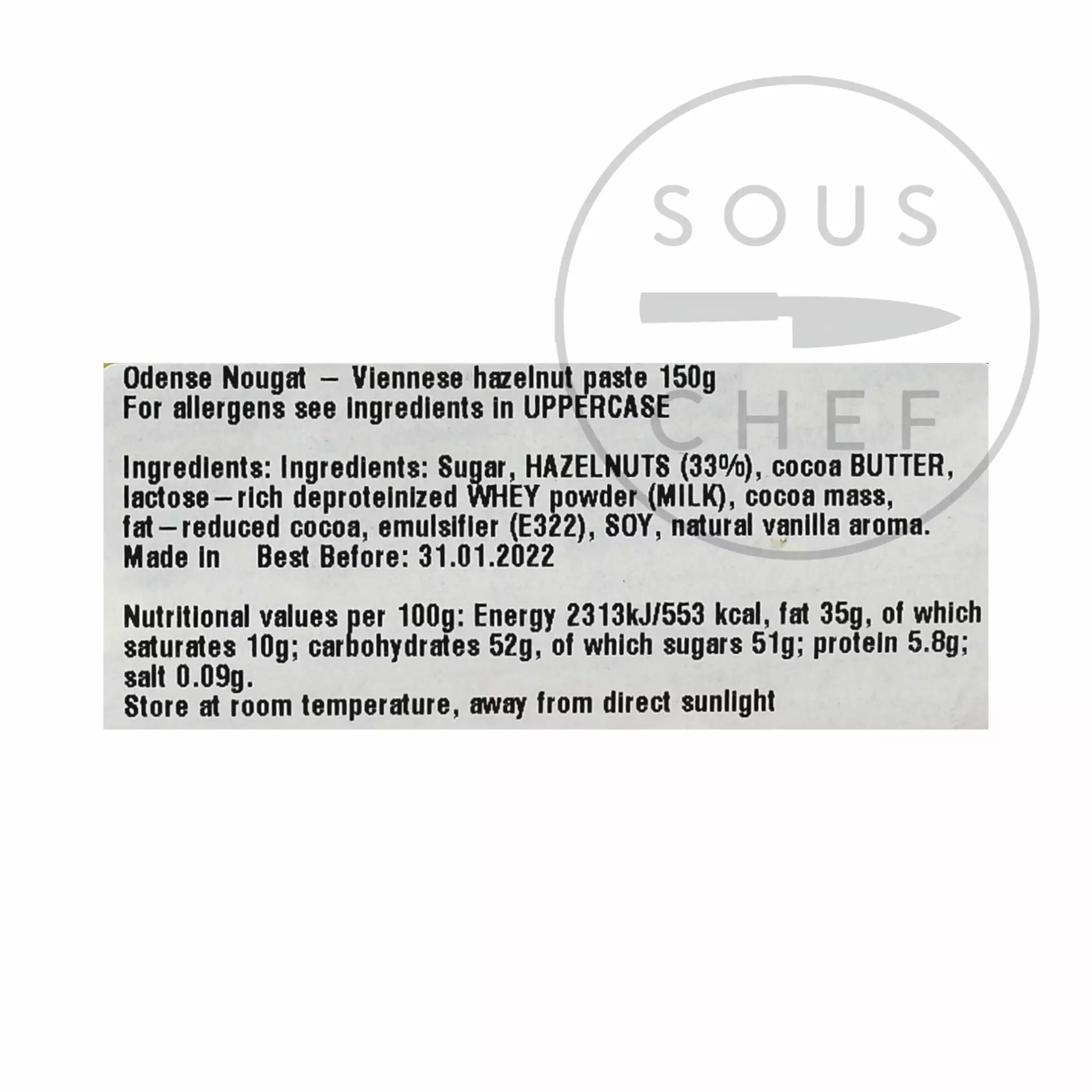 Odense Nougat Viennese Hazelnut Paste For Baking 200g 4 Odense Nougat Viennese Hazelnut Paste For Baking 200g