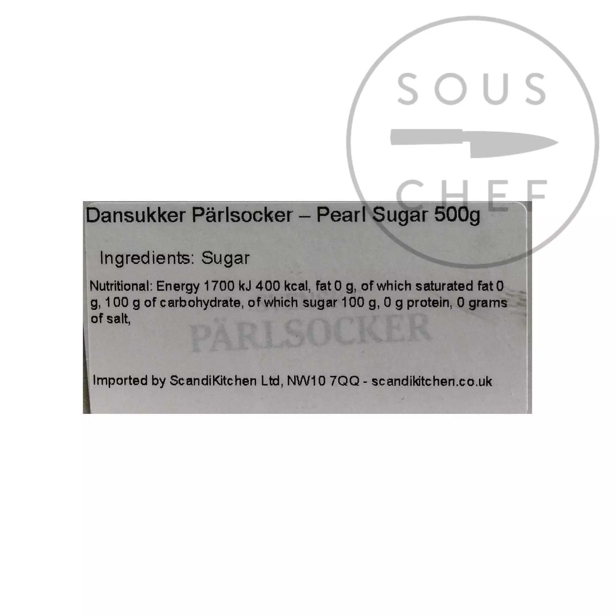 Dansukker Pearl Sugar 500g Ingredients 4 Dansukker Pearl Sugar 500g Ingredients