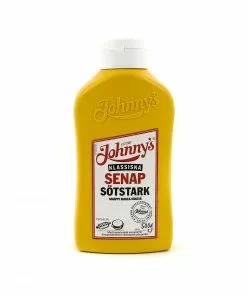 Johnny's Hot And Sweet Swedish Mustard 500g