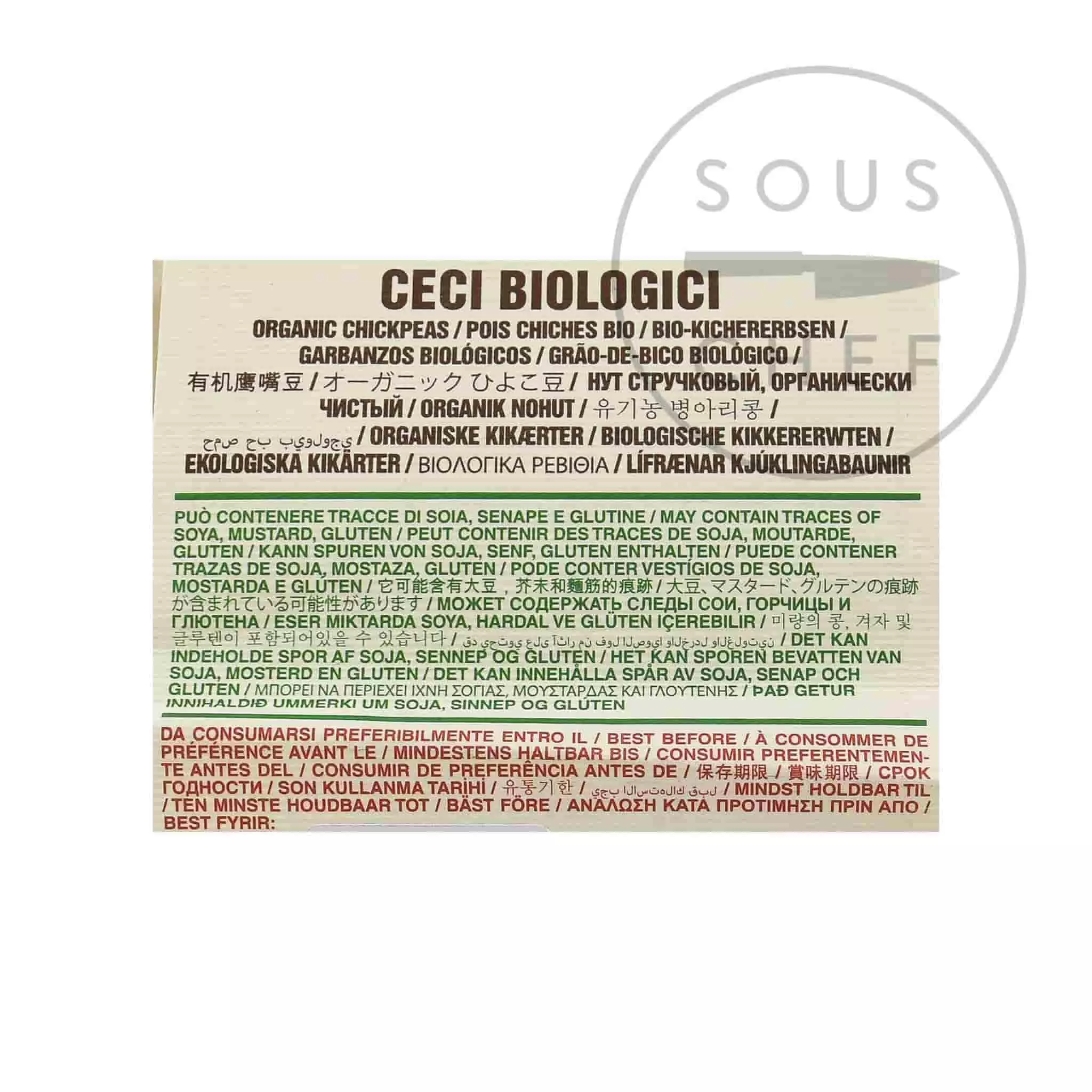 Mulino Marino Organic Chickpeas 1kg 4 Mulino Marino Organic Chickpeas 1kg