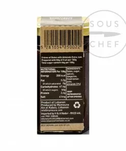 Ingredients Mymoune 'Oasis' Creme Of Dates & Almonds 250g