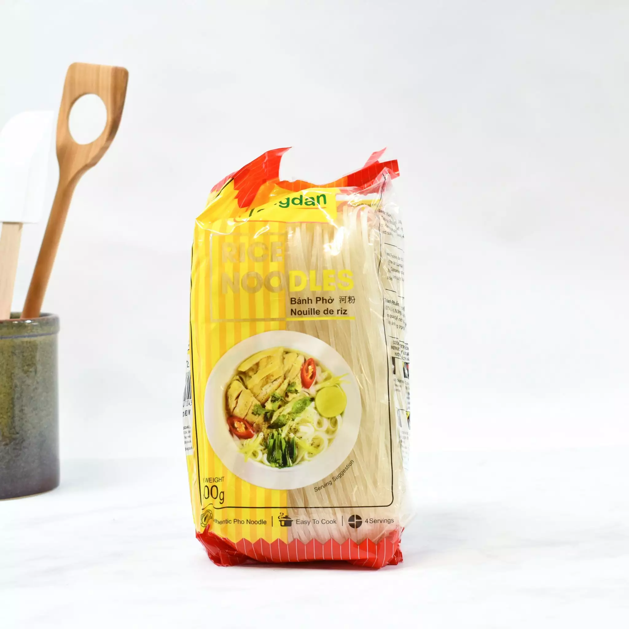 Longdan Ingredients Vietnamese Rice Pho Noodles Banh Pho 2.5mm 400g 6 Longdan Ingredients Vietnamese Rice Pho Noodles Banh Pho 2.5mm 400g