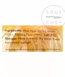 Longdan Ingredients Vietnamese Rice Pho Noodles Bahn Pho 4mm 400g