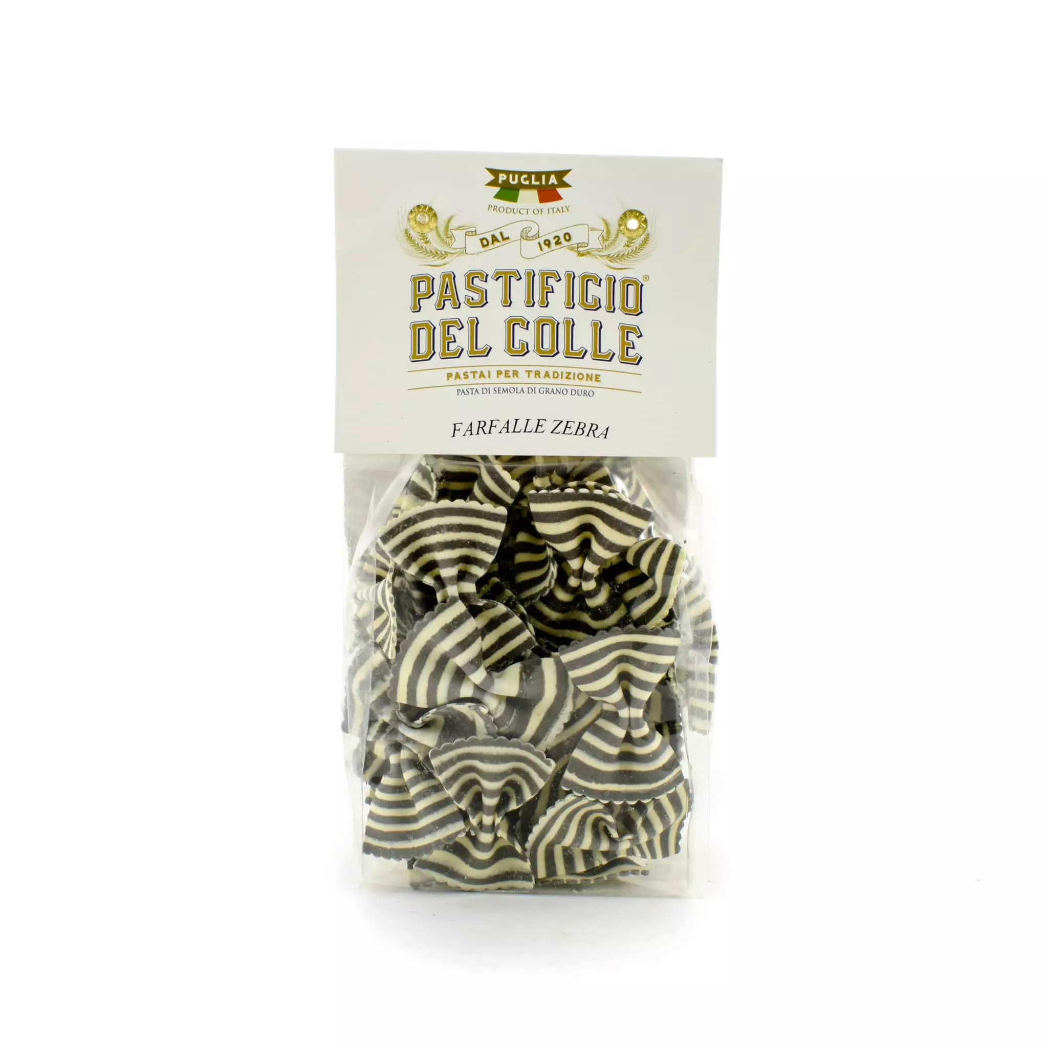 Pastificio Del Colle Squid Ink Striped Farfalle 250g Ingredients 3 Pastificio Del Colle Squid Ink Striped Farfalle 250g Ingredients