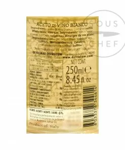 Defrutum Trebbiano White Wine Vinegar 250ml