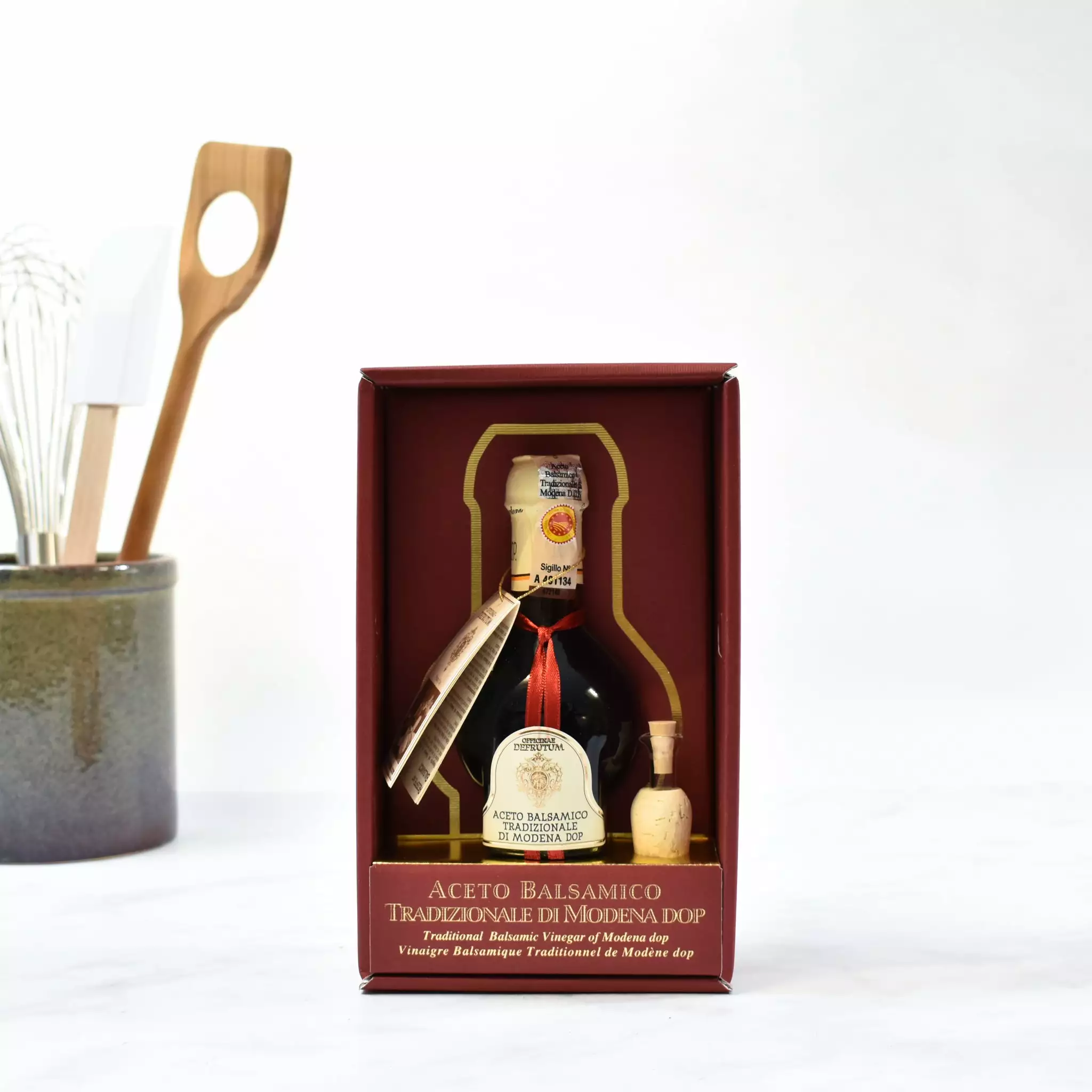 Defrutum Balsamic Vinegar DOP "Affinato" - 12 Years 100ml Ingredients 4 Defrutum Balsamic Vinegar DOP "Affinato" - 12 Years 100ml Ingredients