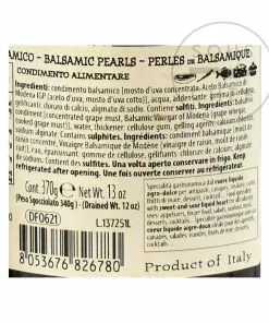 Ingredients Defrutum Balsamic Pearls 370g
