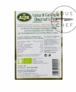 Alpa Organic Chestnut Flour 500g Ingredients