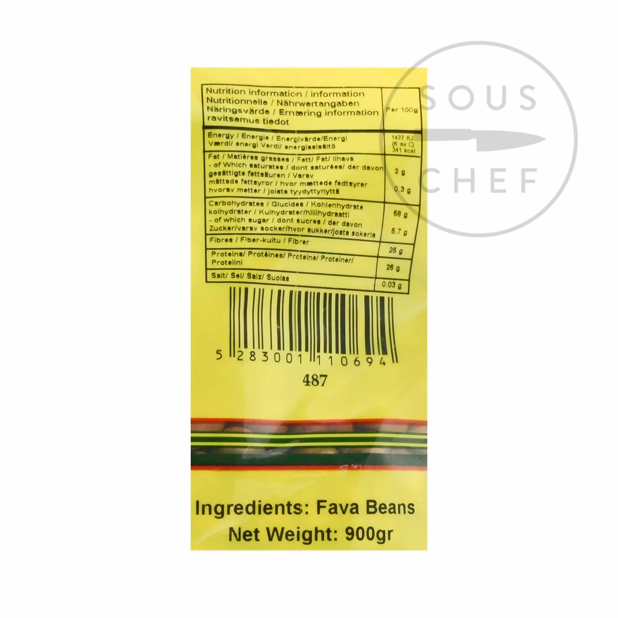 Abido Whole Fava Beans - Modamas 900g 4 Abido Whole Fava Beans - Modamas 900g