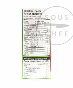 Lamthong Banana Blossom 565g Ingredients