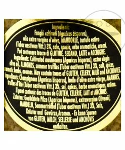 Marini Azzolini Taste Of Truffle With Mushrooms & Almonds 180g 8 Marini Azzolini Taste Of Truffle With Mushrooms & Almonds 180g