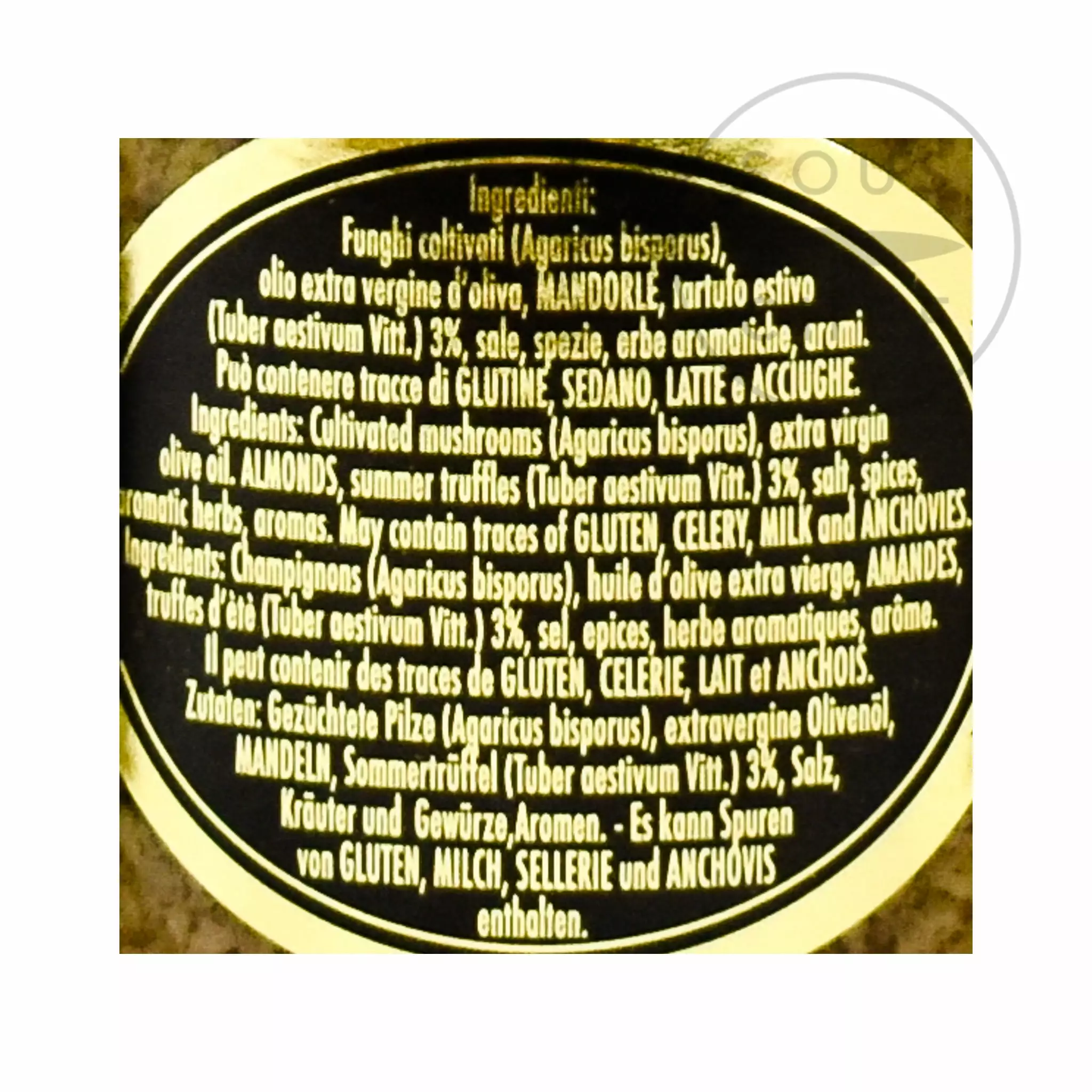 Marini Azzolini Taste Of Truffle With Mushrooms & Almonds 180g 5 Marini Azzolini Taste Of Truffle With Mushrooms & Almonds 180g