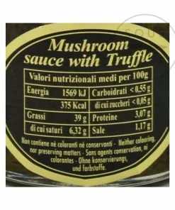 Marini Azzolini Ingredients Truffle & Mushroom Salsa 80g