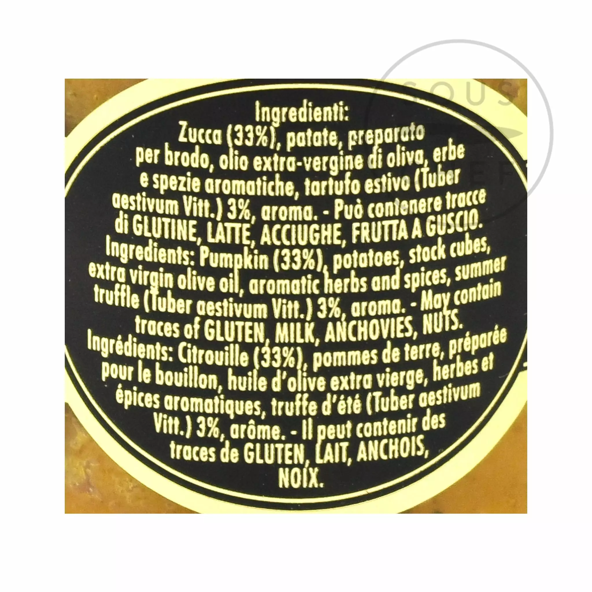 Marini Azzolini Pumpkin And Truffle Puree 180g 6 Marini Azzolini Pumpkin And Truffle Puree 180g