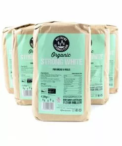 Matthews Cotswold Flour Matthews Cotswold Organic Strong White Flour 5x1.5kg Ingredients