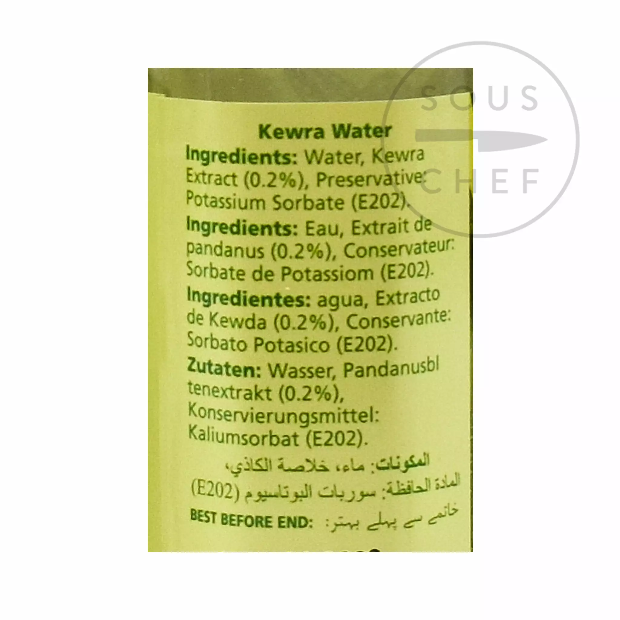 Natco Ingredients Kewra Water - Pandan Extract 310ml 4 Natco Ingredients Kewra Water - Pandan Extract 310ml