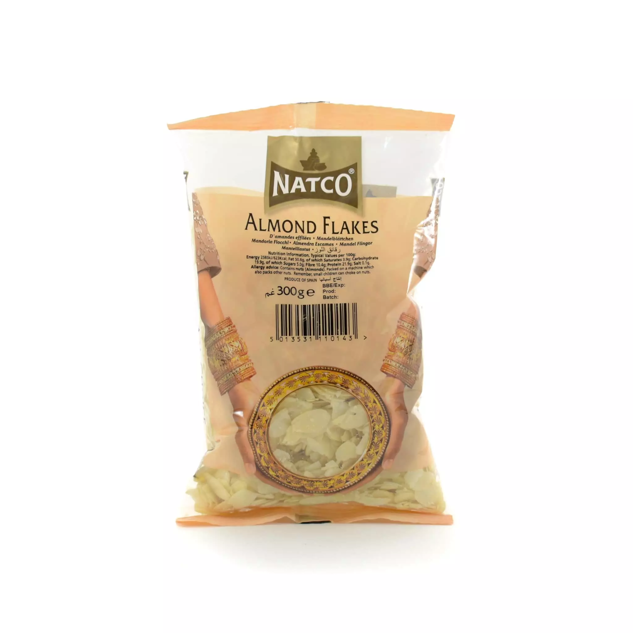Natco Flaked Almonds 300g Ingredients 3 Natco Flaked Almonds 300g Ingredients