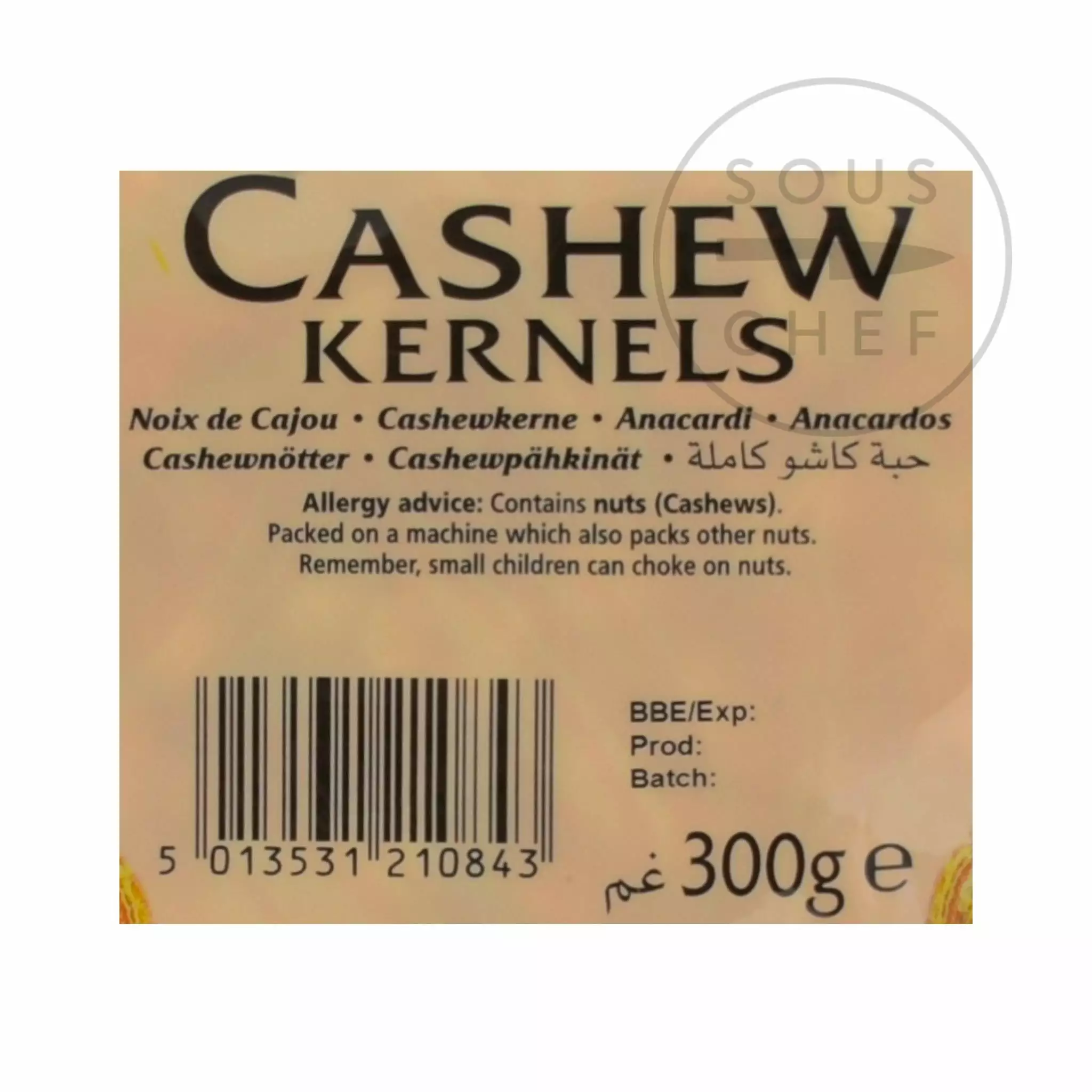 Ingredients Natco Cashews 300g 4 Ingredients Natco Cashews 300g