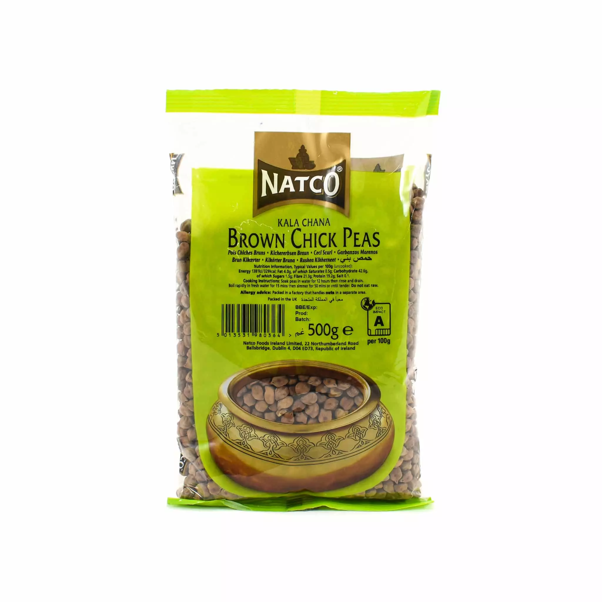 Natco Brown Chick Peas (Kala Chana) 500g 3 Natco Brown Chick Peas (Kala Chana) 500g